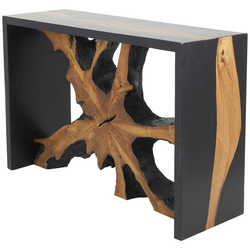 Console en bois massif 47,5 po Kitzya