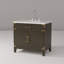 36 po X P 22 po Ensemble de meuble-lavabo simple D avec comptoir en marbre de Carrare et robinet-1662934096-1662934111