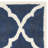 Carolene Hand Tufted Wool/Cotton/Latex Geometric Rug in Blue/Ivory-411302279