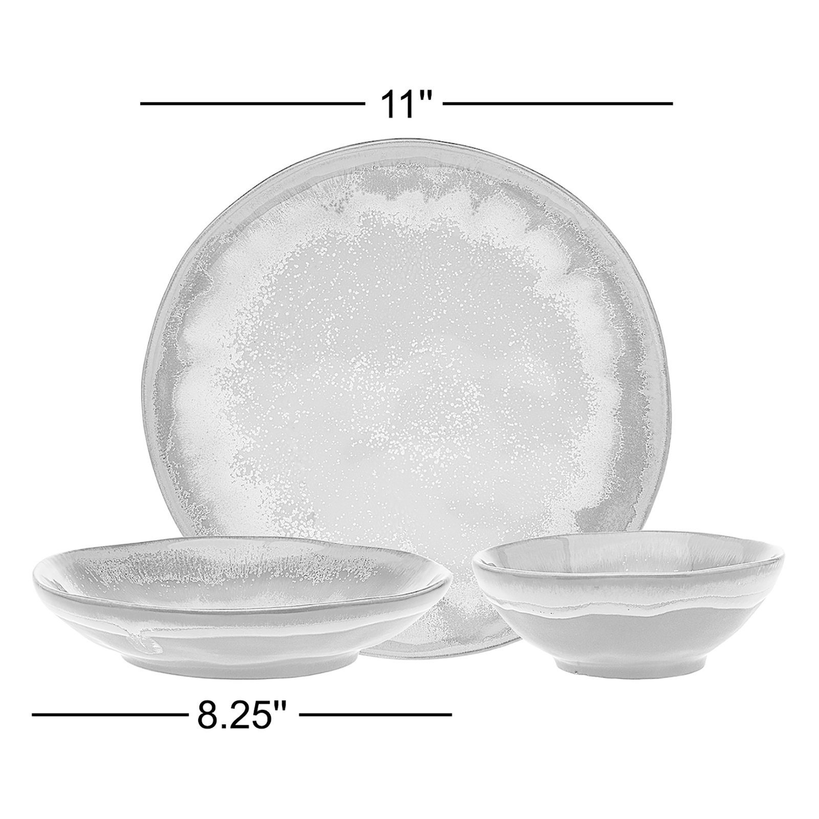 Stoneware Dinnerware Set - Service for 4