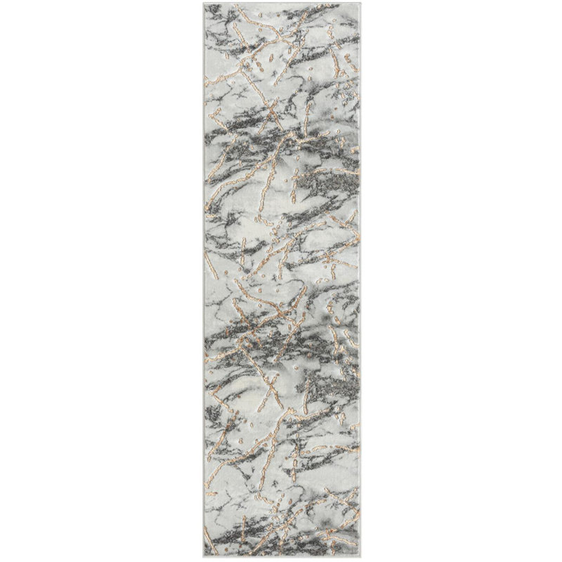 Lyth Abstract Indoor Rug, Runner 2' x 7'