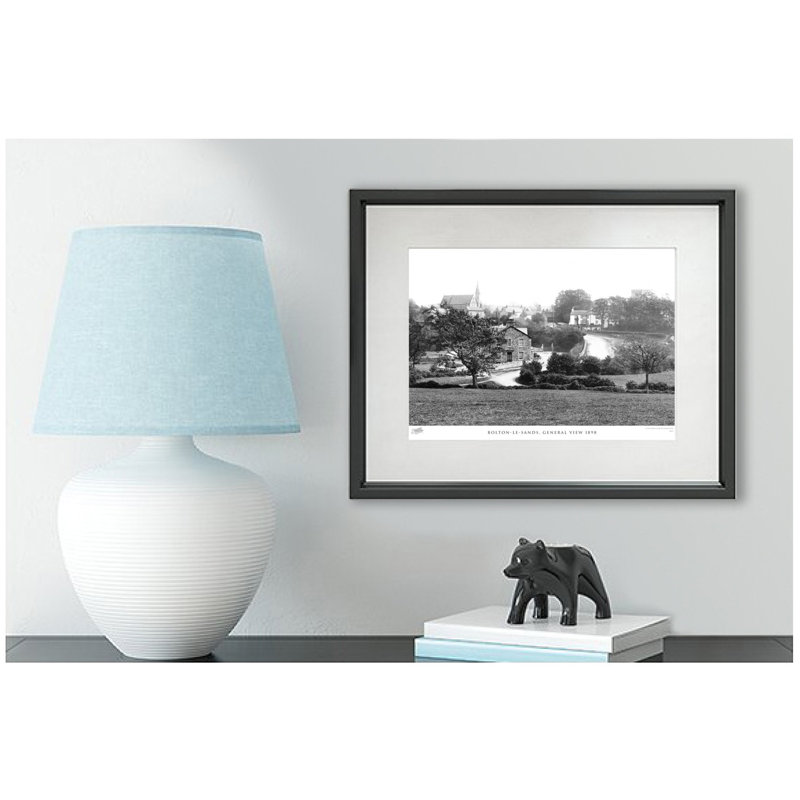 Bolton Le Sands, General View 1898 - Single Picture Frame Print, 60cm H x 80cm W x 2.3cm D