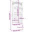Mirador 40.55 cm W Gate Fencing-765225482