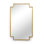 Fiona Rectangle Metal Wall Mirror