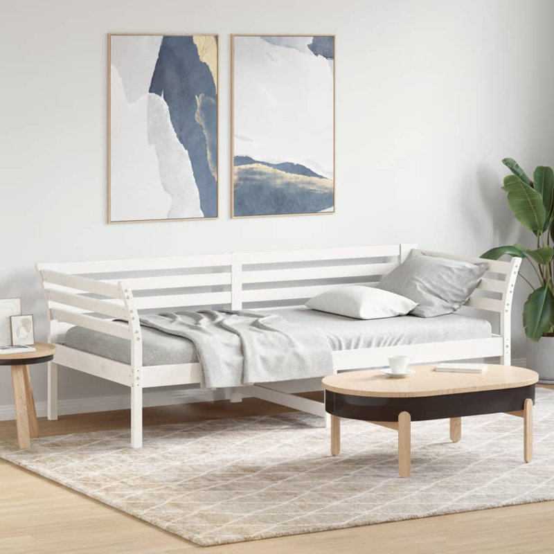Allensby Solid Wood Daybed, White, Single (3')