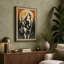 Wolf Beneath the Moon Rustic - Wrapped Canvas-1086212171-1086212176
