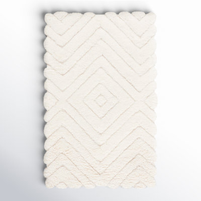 Dabria Handmade Wool Ivory Rug