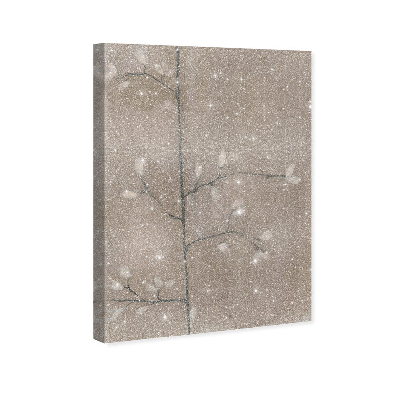 Blossoming Twig II Canvas Floral & Botanical Print by Oliver Gal, Black Frame, 10 x 15, 30"H x 20"W, Canvas Unframed