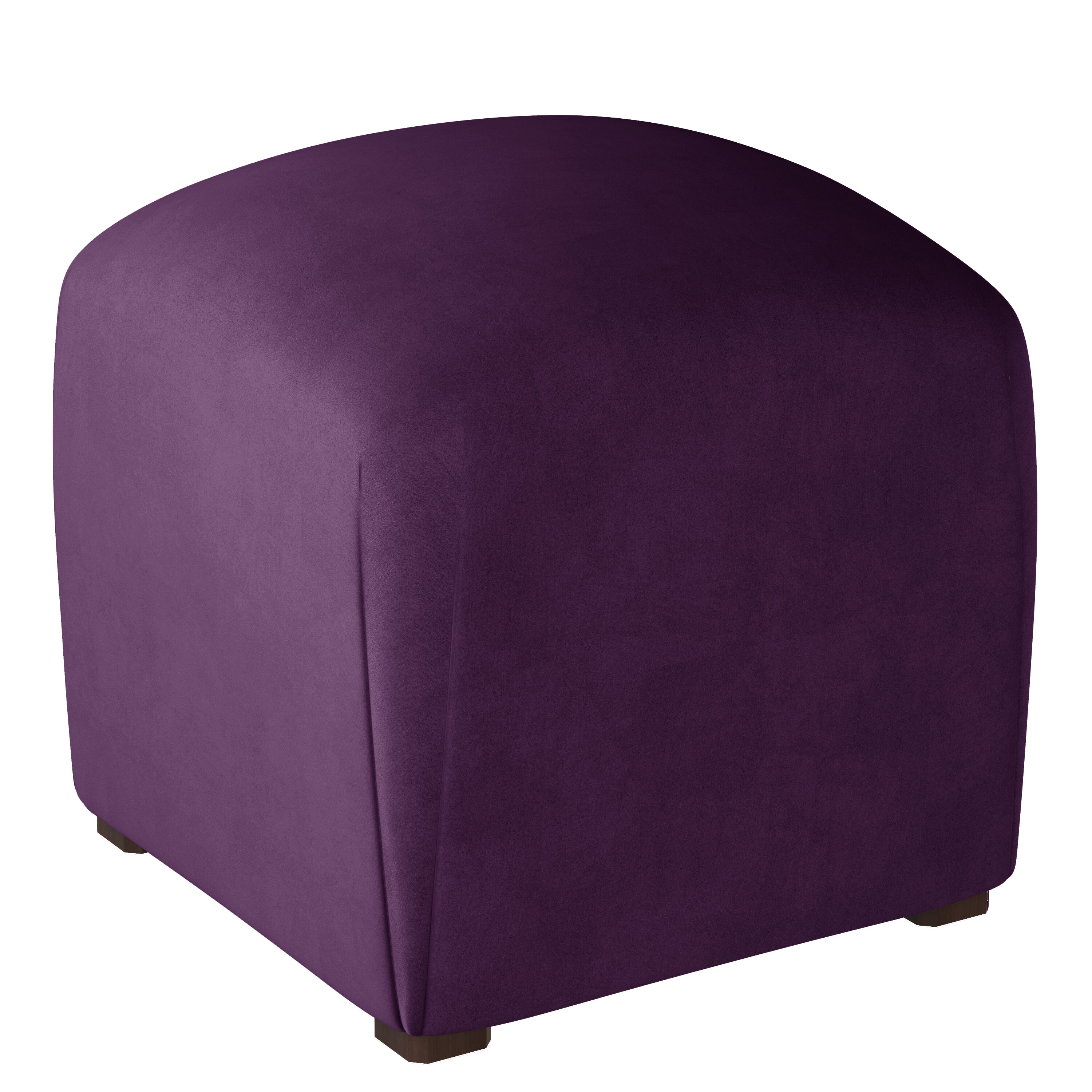 Square Purple Footrest Small Footstool Multicolour Pouffe purple Ottoman  Small Cube Stool Handmade Foot Rest 