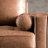 Aisha 70" Faux Leather Square Arm Loveseat-91527610