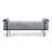  Rexdale End of Bed Bench, Modern Upholstered Ottoman Bench Seat with Black Legs-1627180826