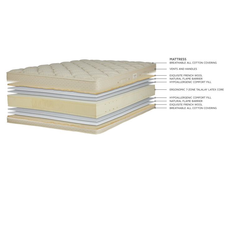 Classic 9.5'' Medium Latex Mattress and Box Spring Set, California King
