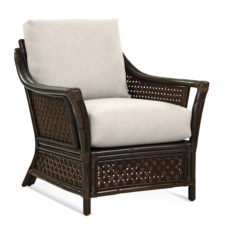 Boca Armchair, Brown Geometric, 0456-33, Coffee