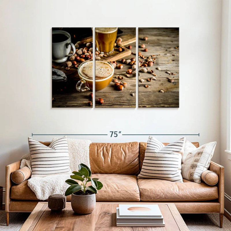 Yarlin Brewed Hazelnut Coffee, 36" H x 57" W