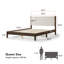 Lit plateforme tapissier Casondra-1000171247