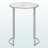 Barney White Accent Table