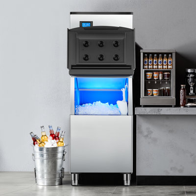 Commercial Ice Maker Machine 300 lbs/24 h Self-Cleaning Ice Machine - Head Only