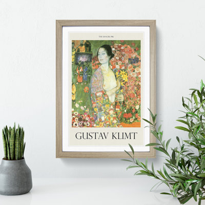 The Dancer by Gustav Klimt - Framed Print