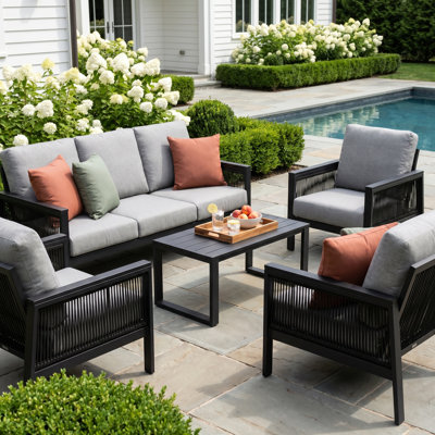 Townsend 7 - Person Patio Conversation Set