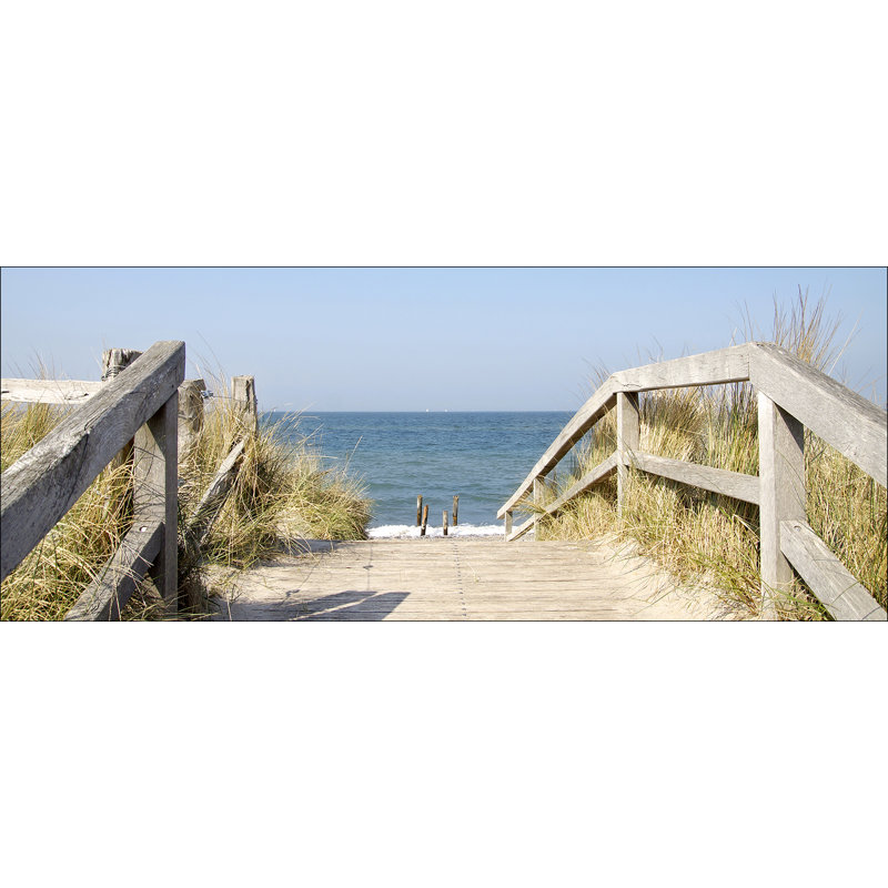 Path To The Sea II - No Frame Print on Glass, 50cm H x 125cm W x 1.4cm D