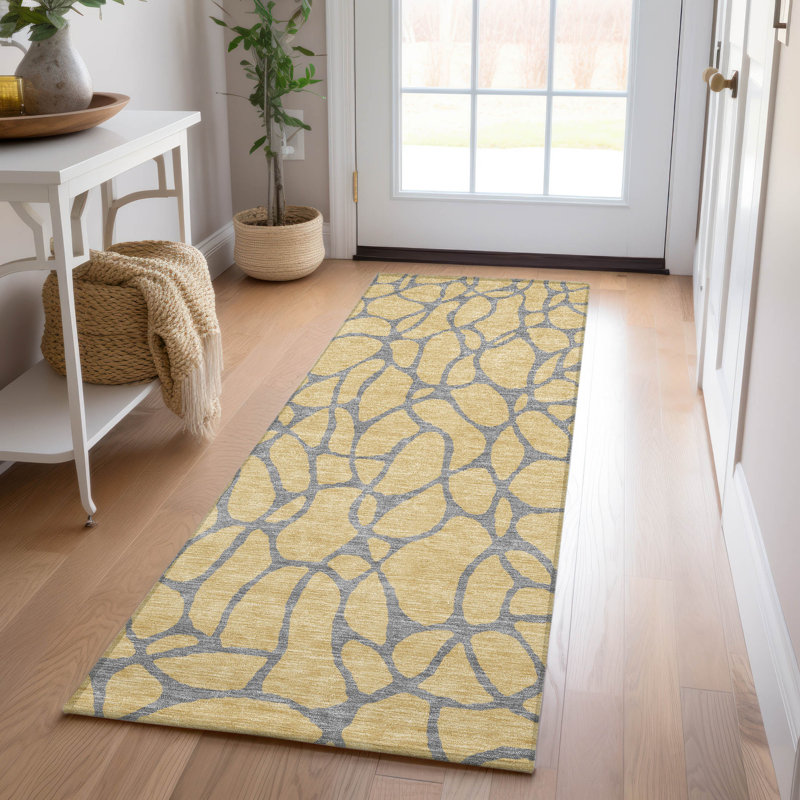  Machine Washable Indoor/Outdoor Chayden ACN1023 Rug, Runner 2'3" x 7'6"