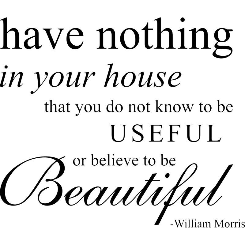 William Wall Decal, Black