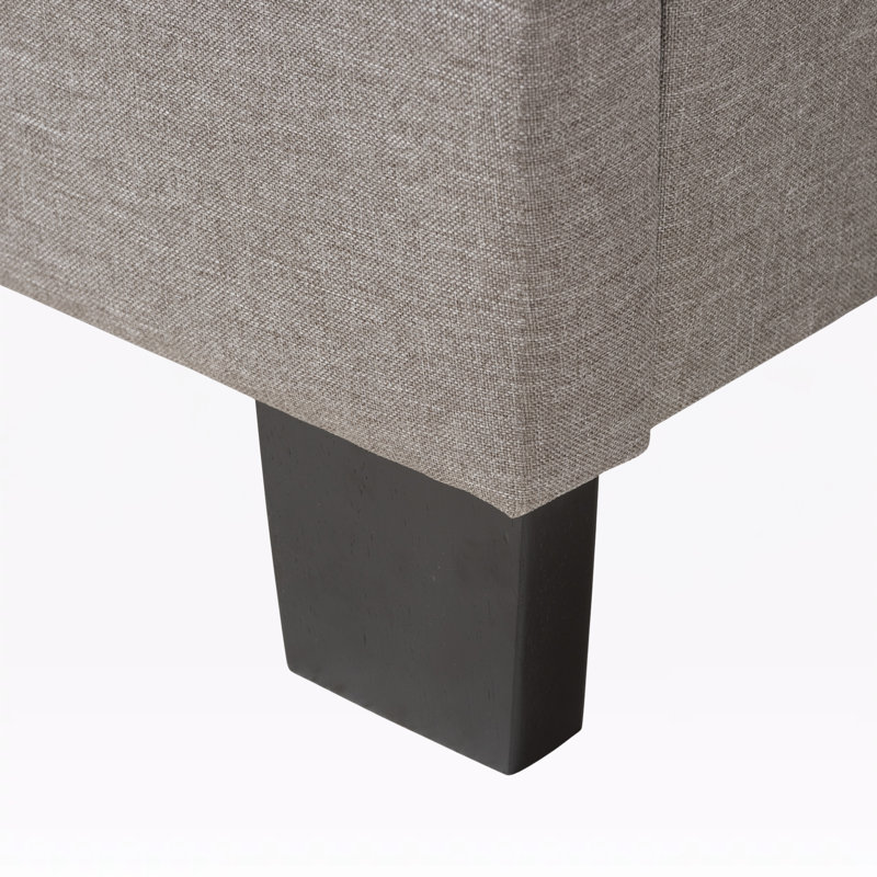 Manthey Upholstered Standard Bed, Full/Double, Gray