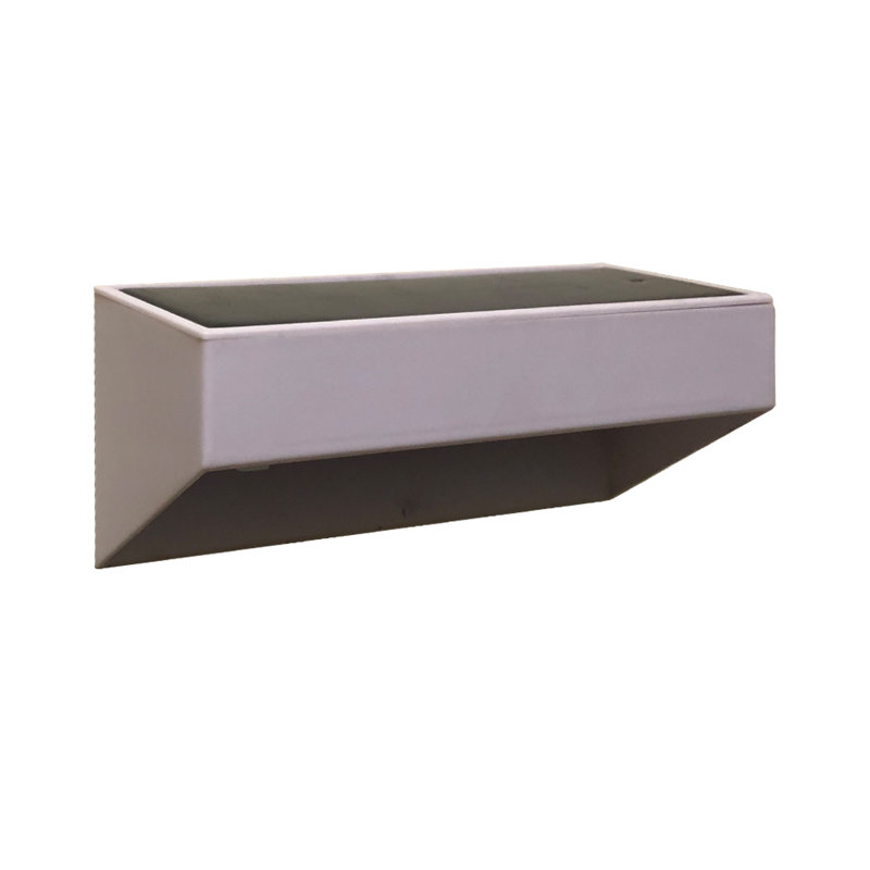 Wall Wash Light Attaches to Exterior Walls, Fences, Gutters, and Fascia Boards LED Solar Power Dusk to Dawn