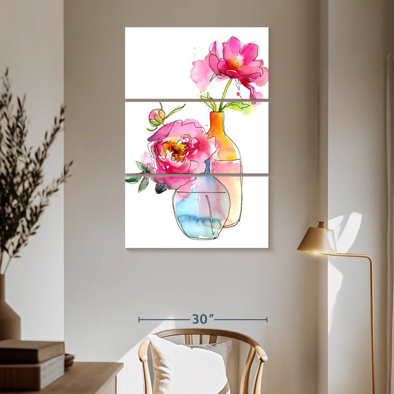 Harnek Peony In Vases