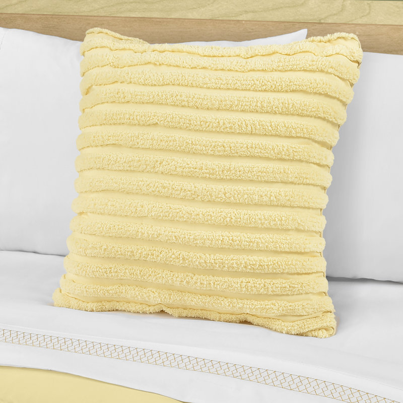Coussin décoratif Darcy, Jaune, H 44 po x l 44 po x P 44 po
