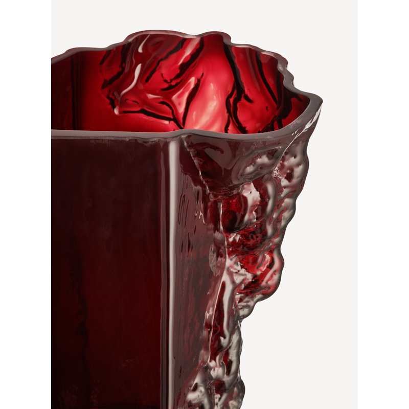 Vase de table Rocky Baroque, Rouge