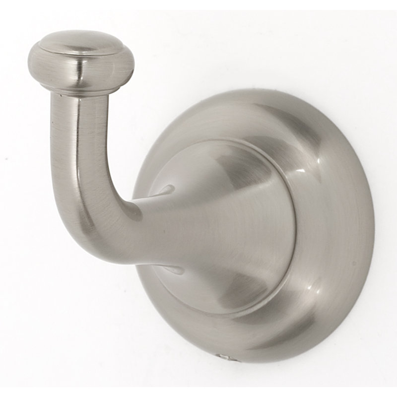 Single Robe Hook, Satin Nickel