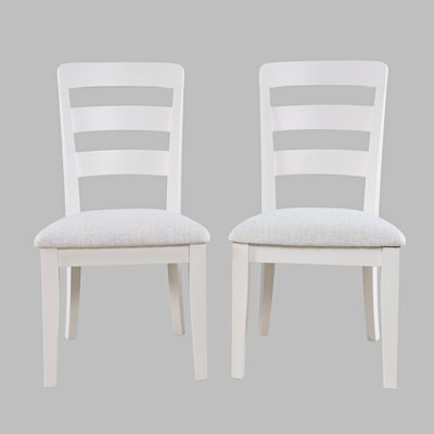 Chaise de salle à manger rembourrée en échelle Pearce Westport