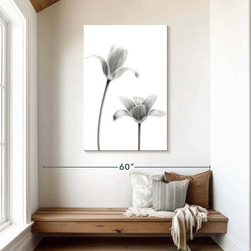Harnek First Tulips, 45" H x 30" W