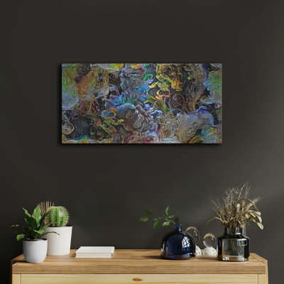  «Botticellis Delusions» par Pedro Gavidia, art mural en métal, 24 po x 12 po