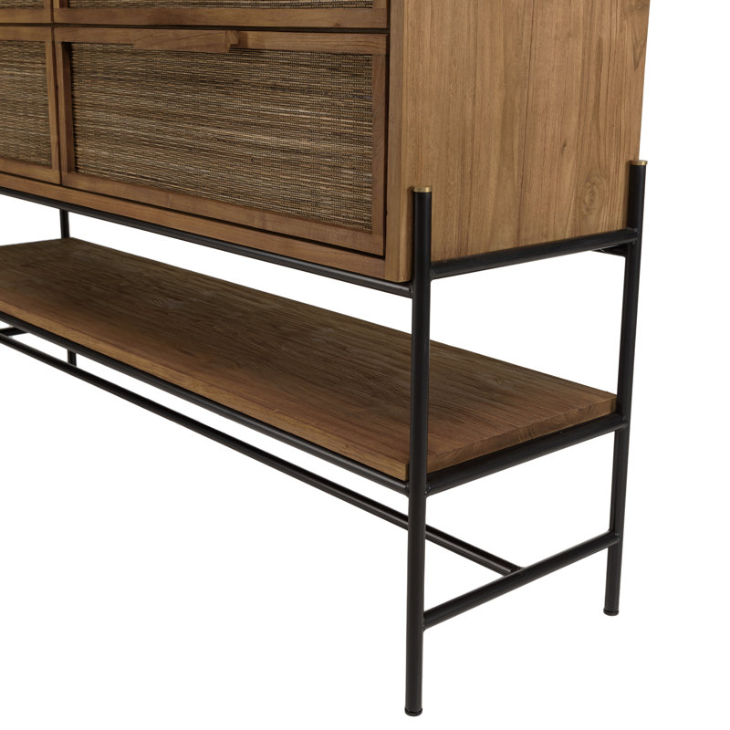 Aakira 150cm Solid Wood Sideboard