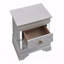 Table de chevet pour chambre à coucher Finition blanc perle-946862854