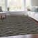 Premium Machine Washable Prisco Black Rug