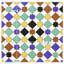 Carreau de céramique à motif 8 "x 8" Sevillano Giralda