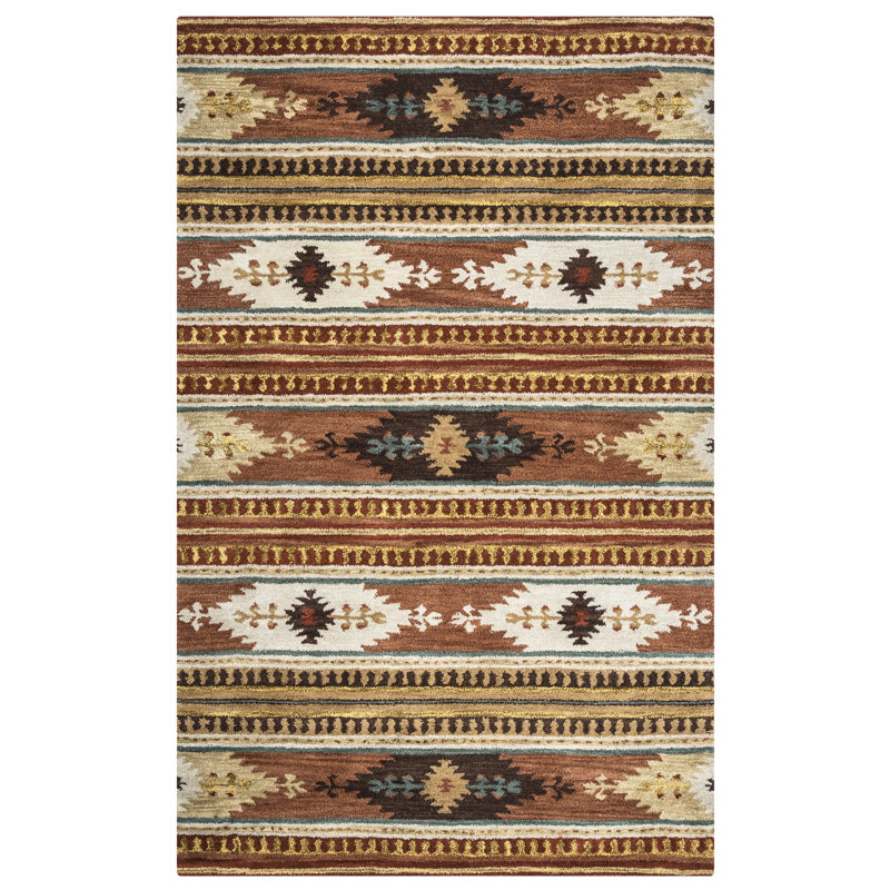 Tyngsborough Performance Hand Tufted Wool Indoor Rug, Rectangle 3' x 5'