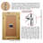 Lukne Solid Wood Rectangle Mirror