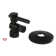 Kingston Brass Concord 1/2-Inch FIP x 3/8-Inch OD Comp Quarter-Turn Angle Stop Valve with Flange
