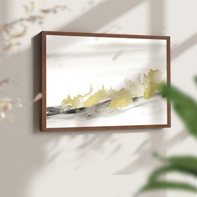 Gold on the Horizon II -Framed Print - Restickable