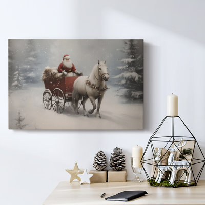 Art des Fêtes de Noël - Toile tendue avec châssis - Série 3-CLII