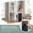 Sandsmere L-Shaped Writing Desk with Power Outlet
