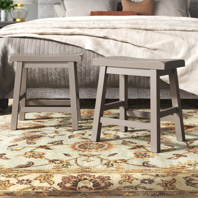 Danara Solid Wood Accent Stool