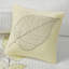 Courtepointe jaune et blanche 6 pièces pour très grand / très grand avec broderies florales et taies décoratives-126363480-126363482