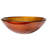 Eden Bath 16.38'' Bronze Tempered Glass Circular Bathroom Sink