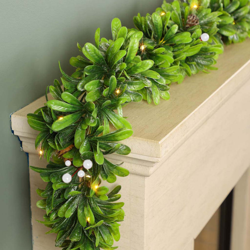 180cm Lighted Preserved Mixed Assortment Garland with Lights
