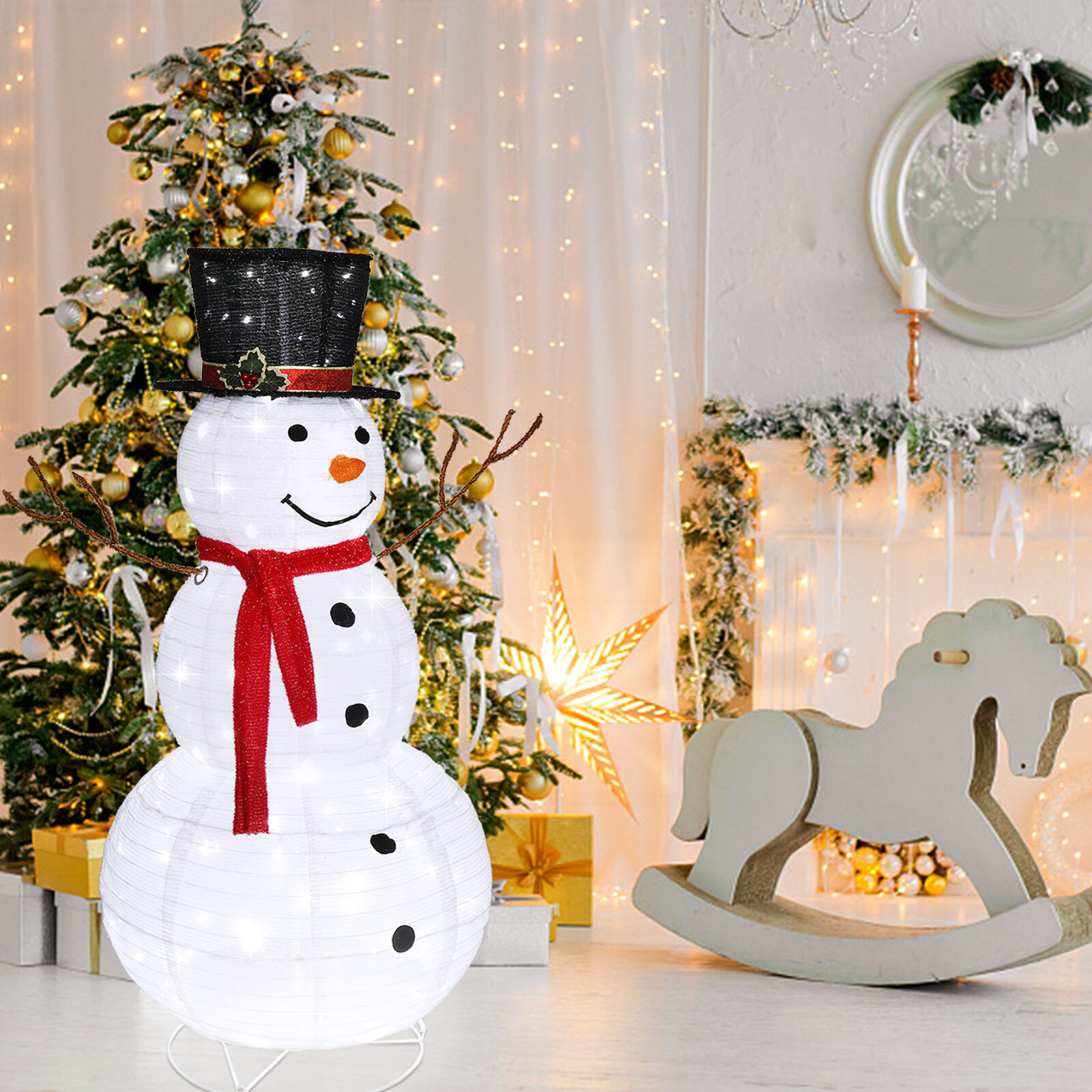 Crochet Kit: Christmas Tree Decorations: White - Anchor - Groves